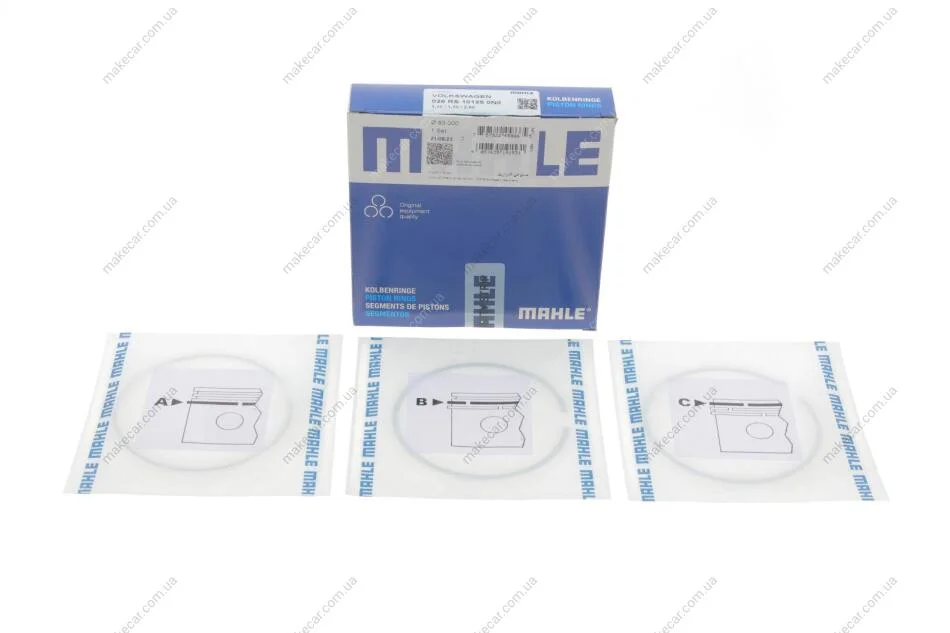 <strong>Кільця поршневі MAHLE 028 RS 10125 0N0 (фото 1)</strong>