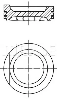<strong>Поршень MAHLE 029 90 02 (фото 1)</strong>