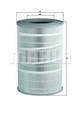 <strong>Повітряний фільтр MAHLE LX2068 (фото 1)</strong>