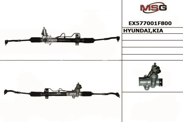 <strong>Шт. Рульова рейка MANDO EX577001F800 (фото 1)</strong>