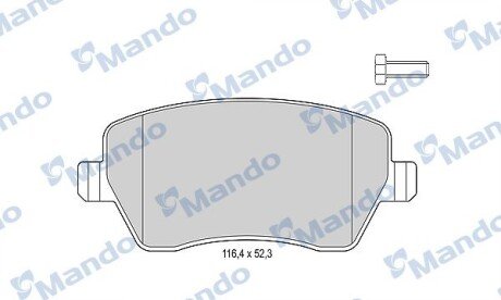 Гальмівні колодки до дисків MANDO MBF015179 фото товара