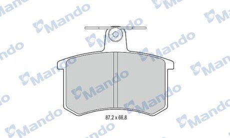 Гальмівні колодки до дисків MANDO MBF015365 фото товару