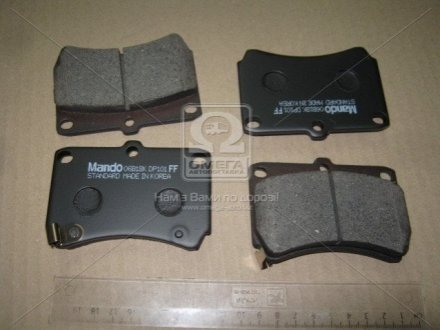 Колодки гальмові дискові передні MANDO MPK06 (фото 1)