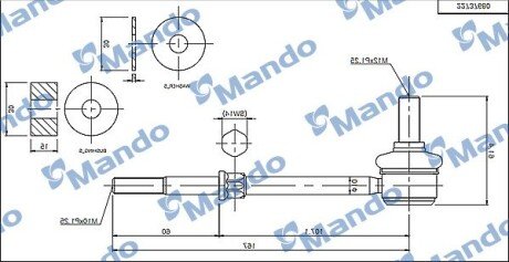 Стійка стабілізатора MANDO MSC010100 фото товару