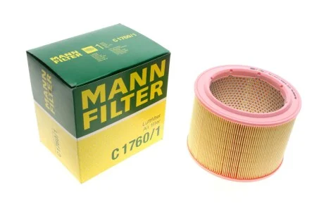 Воздушный фильтр для Citroen, Peugeot, Lada MANN C1760/1 фото товара