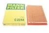 <strong>Повітряний фільтр MANN C2244 (фото 1)</strong>