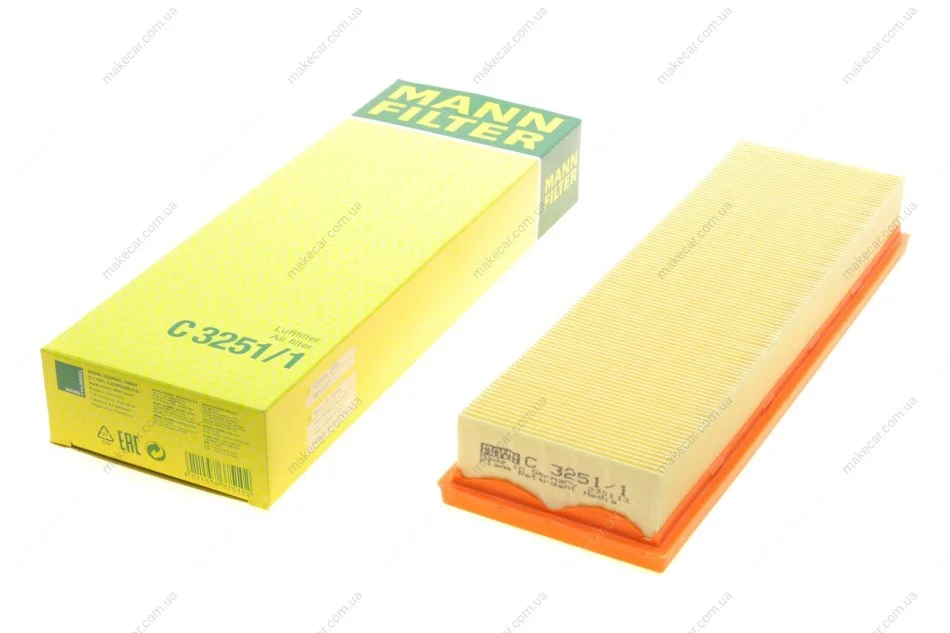 <strong>Фильтр воздушный Trafic/Vivaro 1.9dCi 01- -FILTER MANN C 3251/1 (фото 1)</strong>