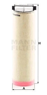 Фільтр повітря для MANN CF510 фото товару