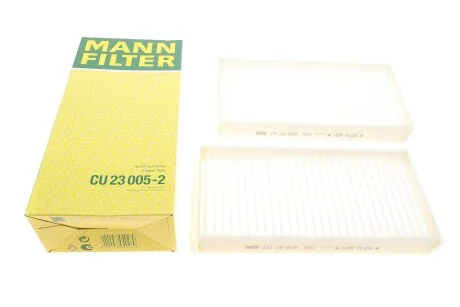 Фільтр салону BMW 2ActiveGranTourerGranCoupe(F44,F45,F46) 214d F45,F46 B37 CU230052 для BMW, Mini MANN CU 23005-2 фото товару