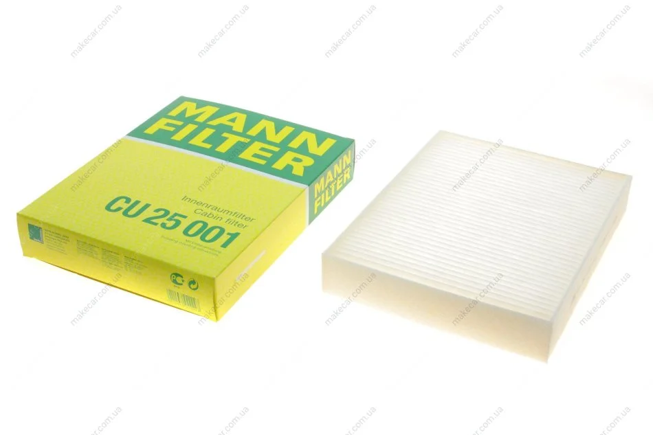 <strong>Повітряний фільтр салону MANN CU 25001 (фото 1)</strong>