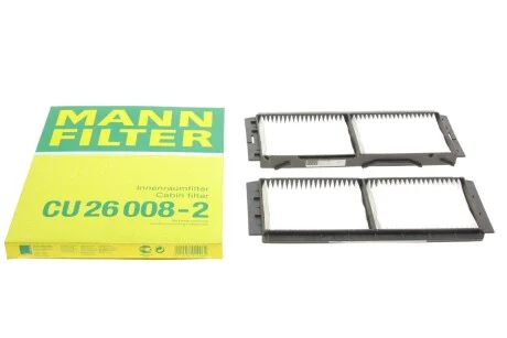 Фільтр салону для MANN CU26008-2 фото товару