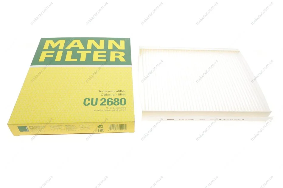 <strong>Фільтр салону MANN CU 2680 (фото 1)</strong>