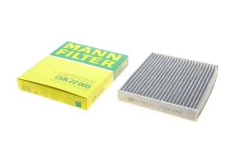Фільтр салону вугільний для MANN CUK22005 фото товару