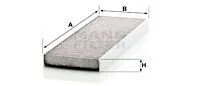 Фільтр салону для MANN CUK45004 фото товару