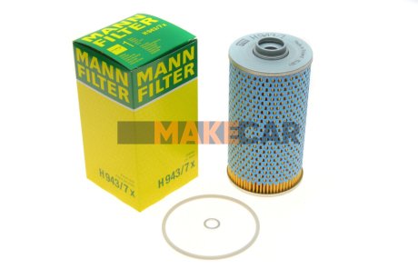 Фильтрующий элемент масляного фильтра MANN H 943/7 X (фото 1)