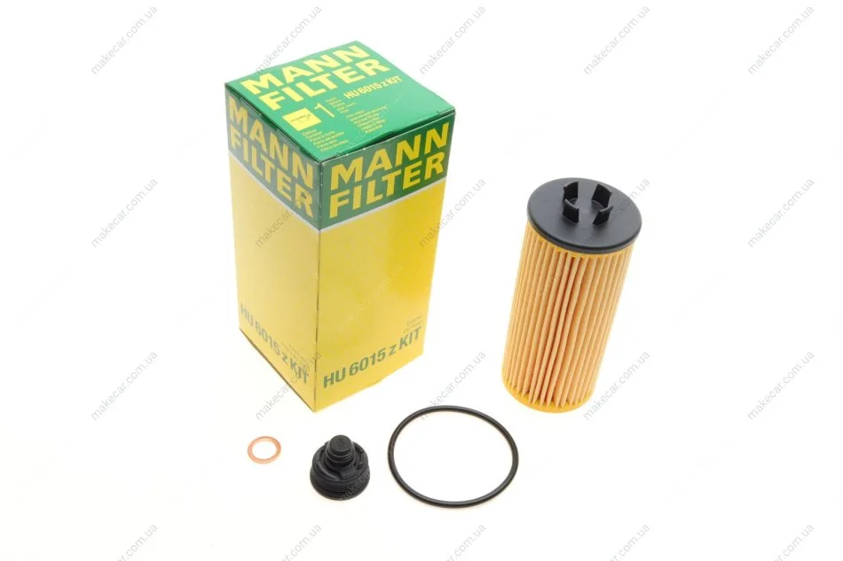 <strong>Фільтр масляний MANN HU 6015Z KIT (фото 1)</strong>
