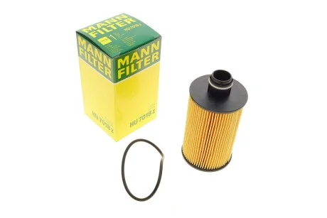 Фільтр масляний для Opel, Chevrolet, Jeep, Lancia, Maserati MANN HU 7018Z фото товару