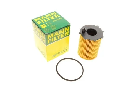Фільтр оливний для MANN HU 716/2X фото товару