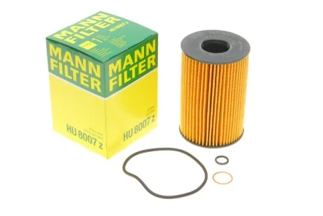 Фільтр масляний для KIA, Hyundai MANN HU 8007 Z фото товару