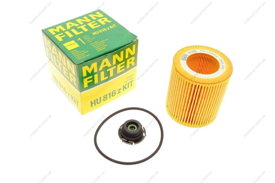 <strong>Фильтр масляный MANN HU 816Z KIT (фото 1)</strong>