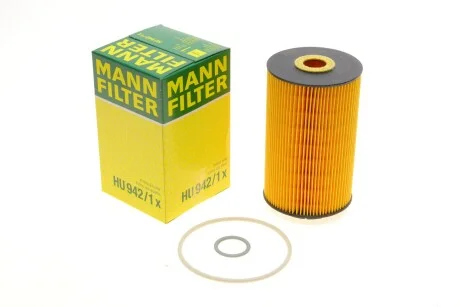 Фільтр масляний для MANN HU 942/1X фото товару