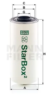 Масляний фільтр для MANN LB13145/30 фото товару