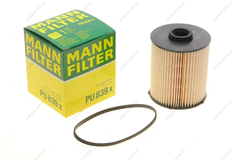 <strong>Фильтрующий элемент топливного фильтра MANN PU 839 X (фото 1)</strong>