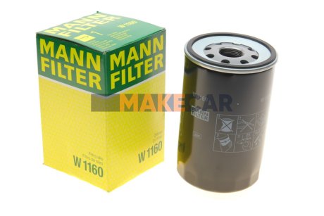 Фильтр масляный MAN L2000, G90, M2000, M90, BUS, NEOPLAN MANN W 1160