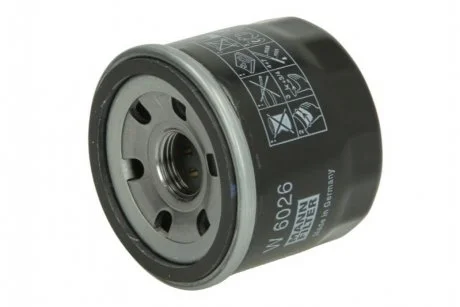 Фільтр масляний для MANN W6026 фото товару