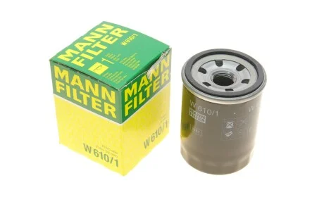 Фільтр масляний для MANN W 610/1 фото товару