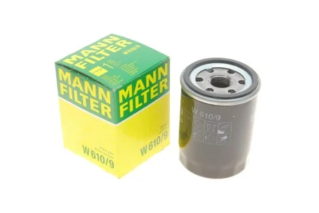 Фільтр масляний для MANN W 610/9 фото товару