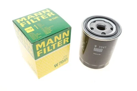Фільтр масляний для MANN W 7041 фото товару