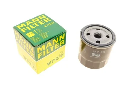 Фільтр масляний для Opel, Vauxhall, Saab MANN W 712/41 фото товару