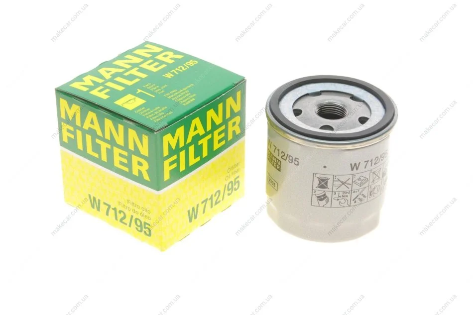<strong>Масляний фільтр MANN W712/95 (фото 1)</strong>
