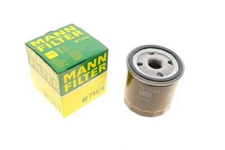 Масляний фільтр для MANN W 714/4 фото товару