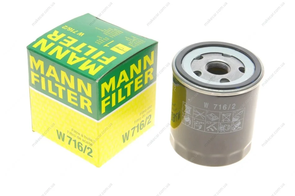 <strong>Фільтр масляний MANN W716/2 (фото 1)</strong>