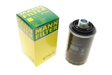 Фільтр масляний для MANN W 719/45 фото товару