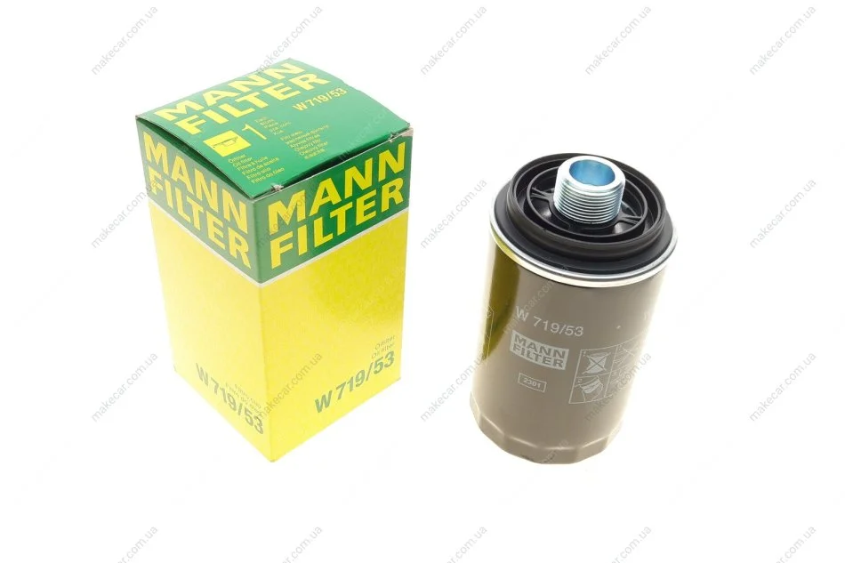 <strong>Фільтр масляний MANN W 719/53 (фото 1)</strong>
