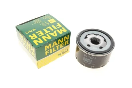 Фільтр масляний для Jaguar, Alfa Romeo, Vauxhall, Volkswagen, Mercedes MANN W 75/3 фото товару