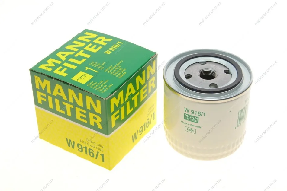 <strong>Фільтр масляний MANN W 916/1 (фото 1)</strong>