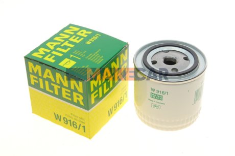 Фильтр масляный FORD - TRANSIT MANN W 916/1 (фото 1)