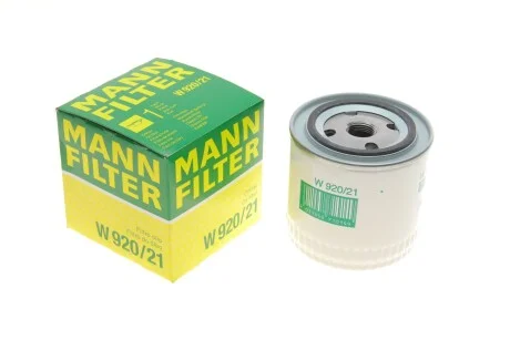 Фільтр масляний для MANN W 920/21 фото товару