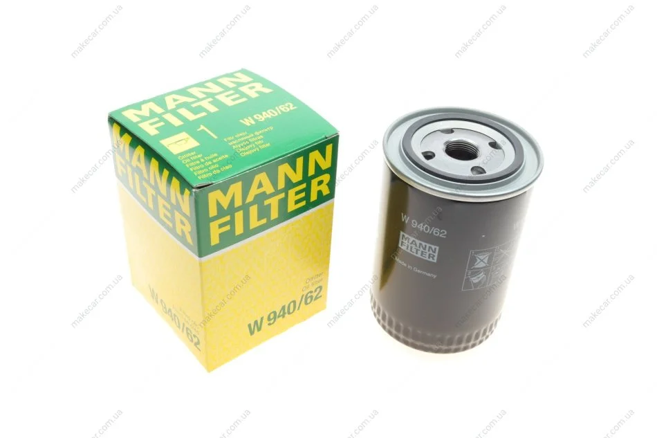 <strong>Фільтр масляний MANN W 940/62 (фото 1)</strong>