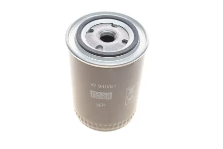 Фільтр масляний для MANN W 940/81 фото товару