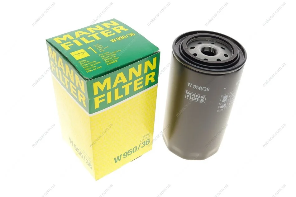 <strong>Фільтр масляний MANN W 950/36 (фото 1)</strong>