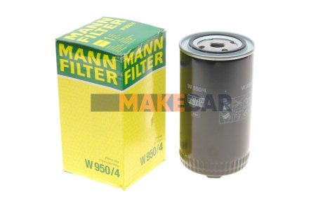 Фильтр масляный MANN W 950/4 (фото 1)