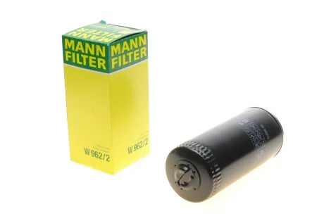 Фільтр масляний RVI Manager, Midliner для Aston Martin MANN W 962/2 фото товару