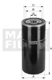 Фільтр масляний для MANN WD94014 фото товару