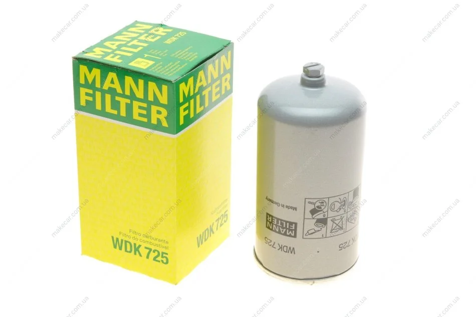 <strong>Фільтр паливний високого тиску MAN F2000, F90, L2000, M2000, SETRA MANN WDK 725 (фото 1)</strong>