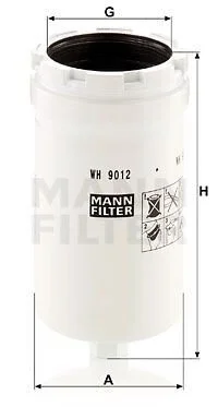<strong>Фільтр гідравлічний MANN WH9012 (фото 1)</strong>